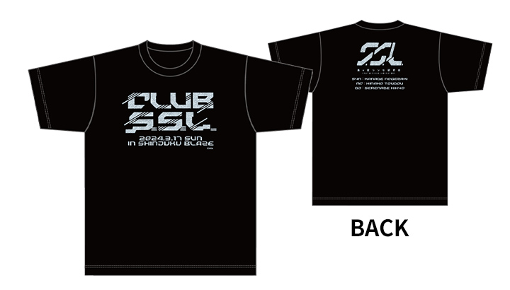 「CLUB S.S.L.」Tシャツ