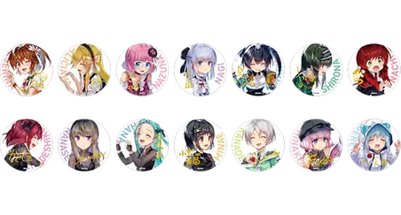 箔押しサイン入り！オリジナル缶バッジ
（全14種ランダム）